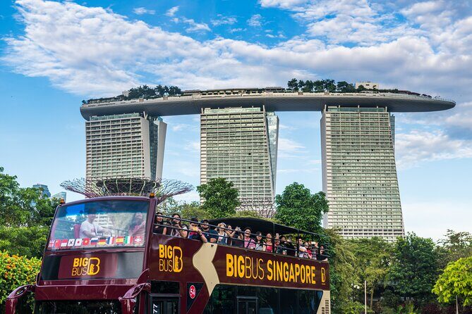 Big Bus Singapore Hop-On Hop-Off Tour - Night tour upgrade (Explore tickets): Lau Pa Sat and the Gardens by the Bay light show
