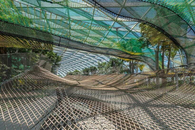 Jewel Changi Airport: Sky Nets Admission Ticket - Canopy Park afterward: slides, mist, and breathing space