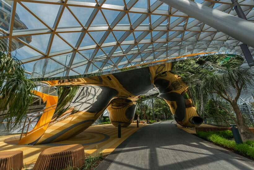 Jewel Changi Airport: Sky Nets Admission Ticket - Topiary Park and Petal Garden: the easy win for photos