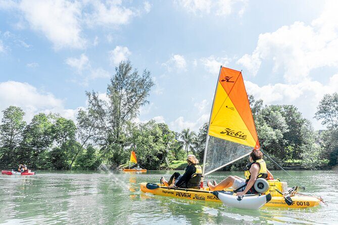 Kayak Sailing in Singapore, Mangrove, Kelong & Pulau Ubin, Seafood Meal Included - Guide power: photos, assistance, and local context