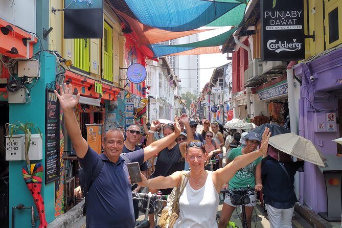 Lion City Bike Tour of Singapore - Food Folks @ Lau Pa Sat: The Hawker Center Break You’ll Actually Enjoy
