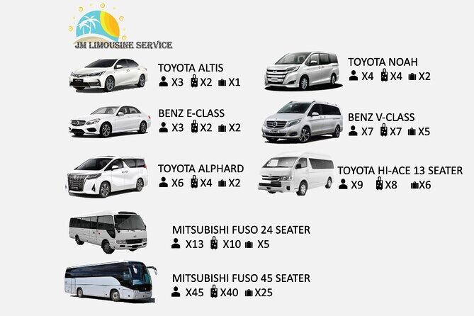 Singapore Airport Private Transfer Service: 4 Seater Car to 45 Seater Bus - Which vehicle you get: car for couples, bus for bigger groups