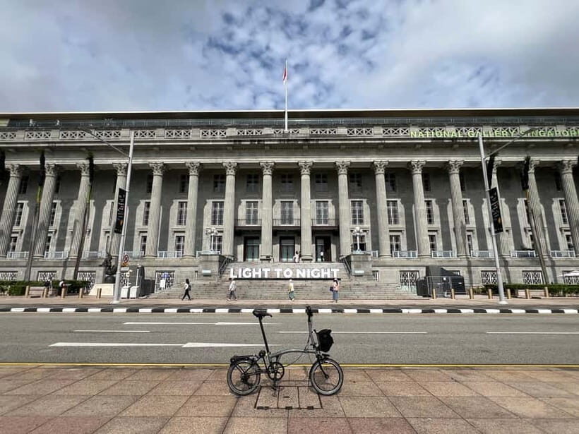 Singapore Brompton Bike Tour from Rail Corridor, with food! - How the ride works: speed, surfaces, and the low-stress style