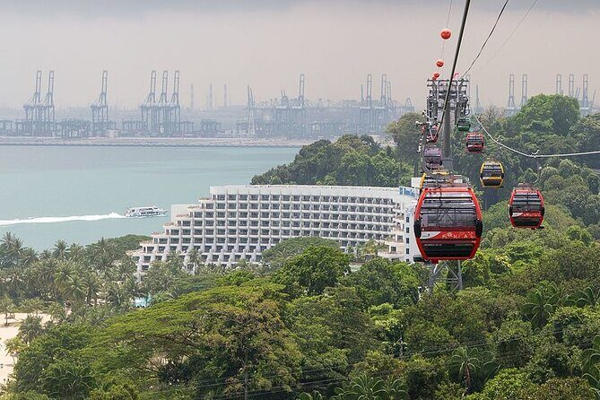Singapore Cable Car Ticket (Round Trip) - Sentosa Line: crossing jungle, sand, and sea toward island attractions