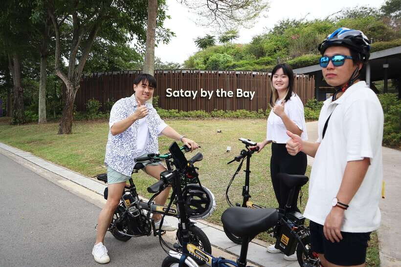 Singapore: Electric Bicycle Experience (Rental and Tour) - National Stadium to the Kallang River: The Ride Gets Scenic Fast