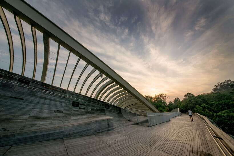 Singapore: Faber Peak Guided Walking Tour with Breakfast - Henderson Waves: the signature walk-meets-architecture moment
