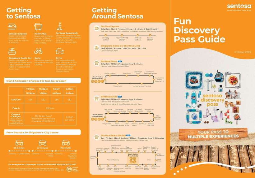 Singapore: Fun Discovery Pass Sentosa - Timing and meeting points: what to expect on arrival