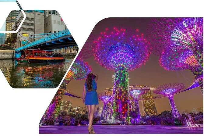 Singapore Guided Night Tour with 2 Light Shows & River Cruise - Old Hill Street Police Station, Raffles, and the Bridges: Micro-Stops with Macro Impact