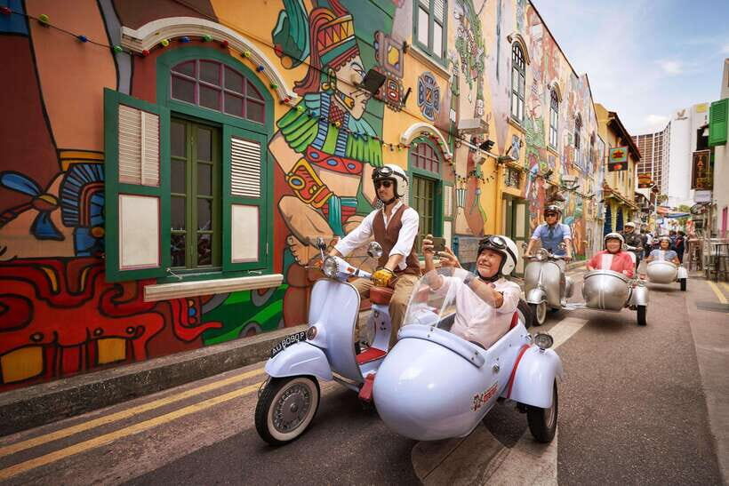 Singapore: Kampong Glam & Civic District Vespa Sidecar Ride - The Stops You’ll Hit: From Haji Lane to the National Gallery Area