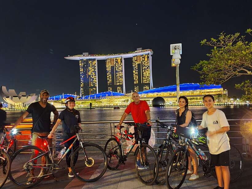 Singapore: Marina Bay Night Tour by Bicycle - Meeting point at Let’s Go Bike Singapore: get set fast