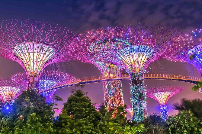 Singapore Private Customized City Tour with Driver - Marina Bay icons: Merlion, Marina Bay Sands, and bayfront views