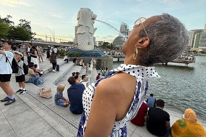 Singapore River Cruise and 2 Must-see Water Light Shows - Merlion Park: The Photo Stop That Actually Gets Close