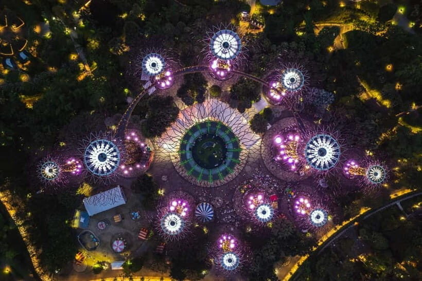 Singapore River Cruise, Garden Rhapsody & Spectra by CYT - Gardens by the Bay: Getting Set Up for Garden Rhapsody