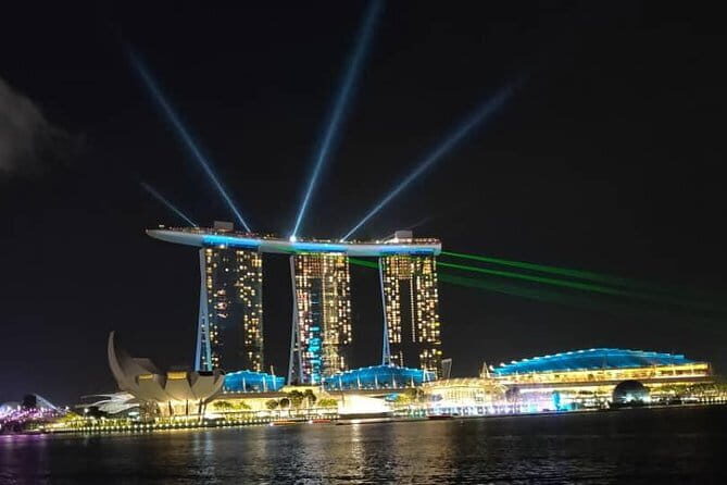 Singapore River Cruise, Light Shows and Twilight Tour - Marina Bay Sands Spectra: lasers and water you can’t fake on your own