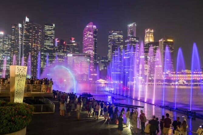 Singapore River Cruise with Spectra & Garden Rhapsody Light Show - Lau Pa Sat at the end: Make the night yours with local food
