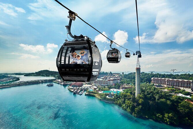 Singapore: Sentosa Cable Car Sky Pass Roundtrip Ticket - Sentosa Line: jump off at the right stops