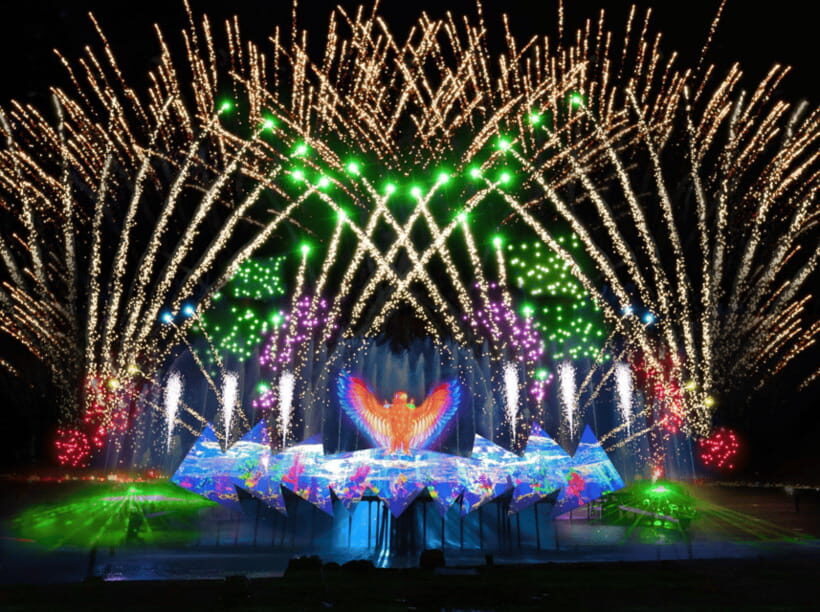 Singapore: Sentosa Wings of Time Fireworks Symphony Ticket - Wings of Time in one glance: a water, fire, and 3D show by Siloso Beach