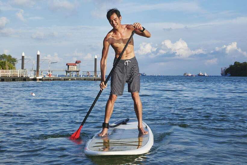 Singapore: Stand up Paddle board - Ola Beach Club Ticket - Ola Beach Club Stand-Up Paddle in Singapore: What You’re Really Doing