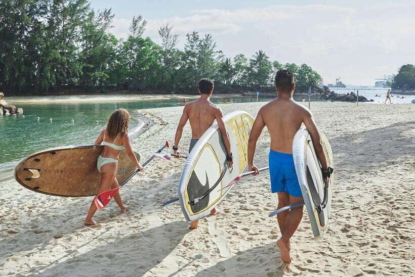 Singapore: Stand up Paddle board - Ola Beach Club Ticket - Before You Go: Age rules and the lifejacket fit check