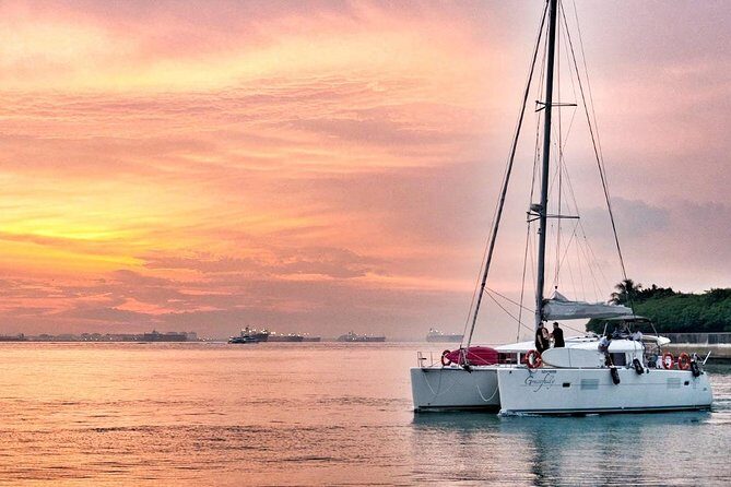 Singapore Sunset and Moring Cruise On A Luxury Catamaran - Why this sunset timing actually works