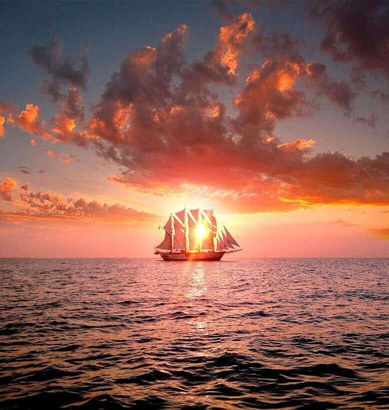 Singapore: Sunset Tall Ship Cruise with 4-Course Meal - The 2.5-hour sailing rhythm: sunset, then dinner, then calm