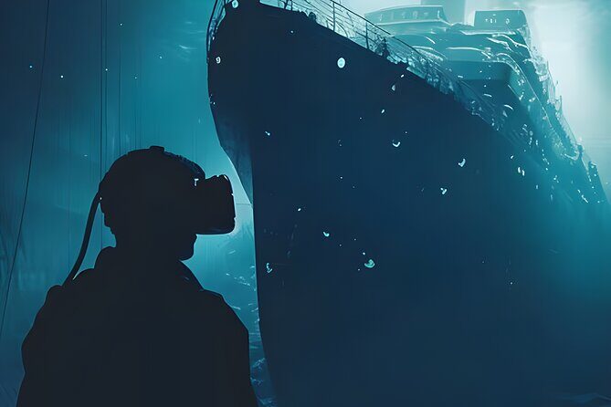Singapore Titanic Immersive Voyage Ticket Pass - Where the real value lands: VR of the wreck site