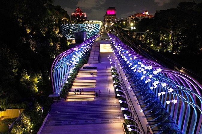 (Small Group) Starry Night Singapore Sentosa Tour - Stop 3: Sentosa SensoryScape’s light-and-art finale